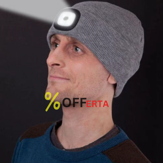 Caciula cu LED reincarcabil, unisex, marime universala