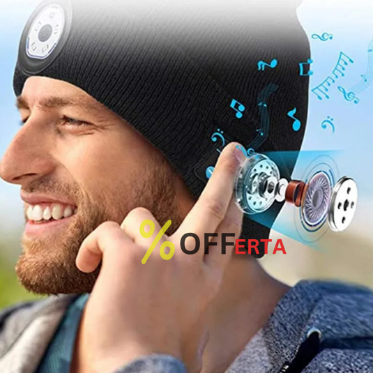 Caciula cu LED reincarcabil, unisex, marime universala