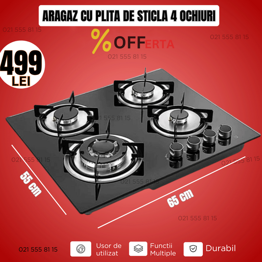 ARAGAZ PLITA 4 OCHIURI