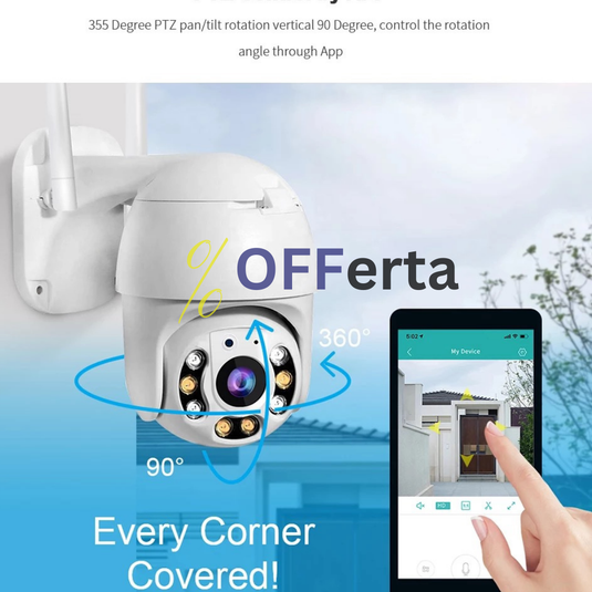 SET X2 Camera Supraveghere FULL HD 1080P, vedere nocturna, WIFI
