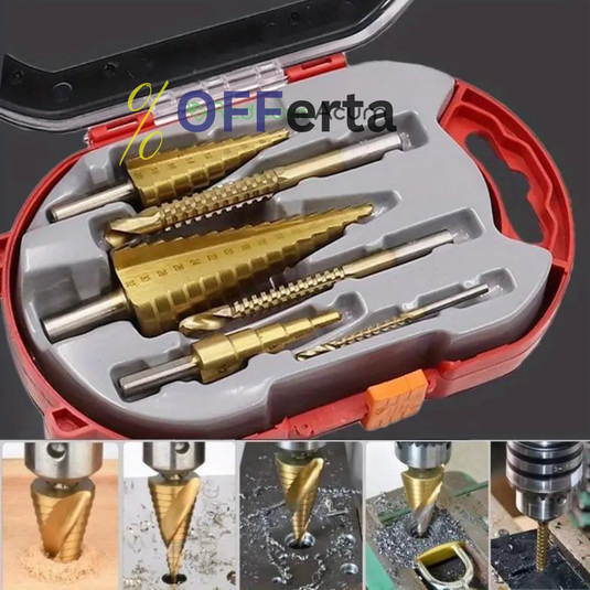 Set burghie metal, LEIH MANN, universale, 6 piese acoperite cu TITAN