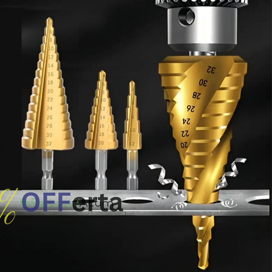 Set burghie metal, LEIH MANN, universale, 6 piese acoperite cu TITAN