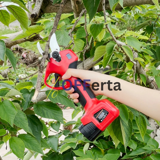 Foarfeca electrica pentru vita de vie si crengi , cu 2 Acumulatori 36V + Set 4 ghem de sfoara 100 gr