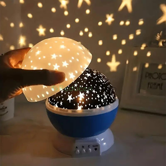 Lampa de veghe cu proiectie de stele si luna