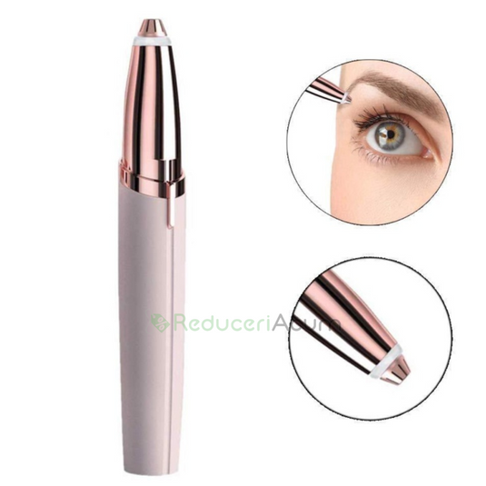 Epilator facial pentru sprancene, cu incarcare USB