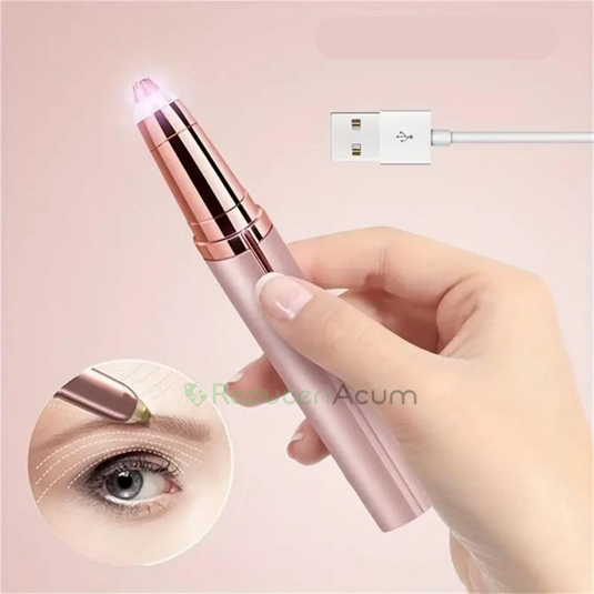 Epilator facial pentru sprancene, cu incarcare USB