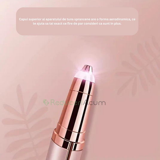 Epilator facial pentru sprancene, cu incarcare USB