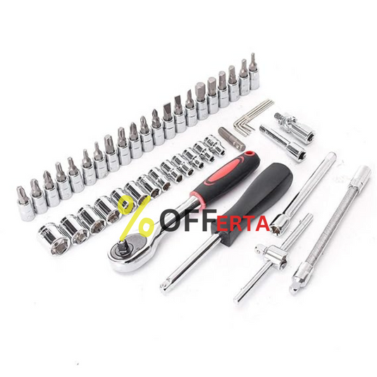 trusa scule,chei tubulare, 108 de piese + CADOU SET UNELTE 8 PIESE