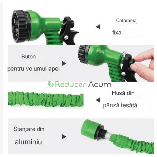 1+1 GRATUIT Furtune De Gradina Extensibile 30m Cu Aparat Pentru Stropit