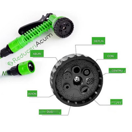 1+1 GRATUIT Furtune De Gradina Extensibile 30m Cu Aparat Pentru Stropit