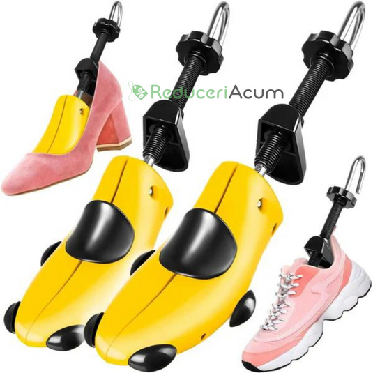 1+1 GRATIS: Calapod Reglabil pentru Alungit si Largit Pantofi, Universal, Arc, ABS Premium