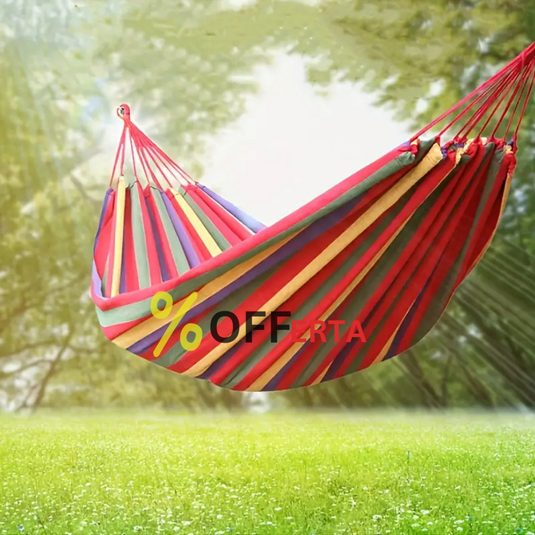 1 + 1 GRATUIT ! Hamac relaxant din bumbac asiatic