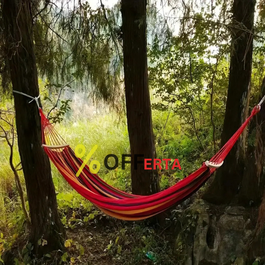 1 + 1 GRATUIT ! Hamac relaxant din bumbac asiatic