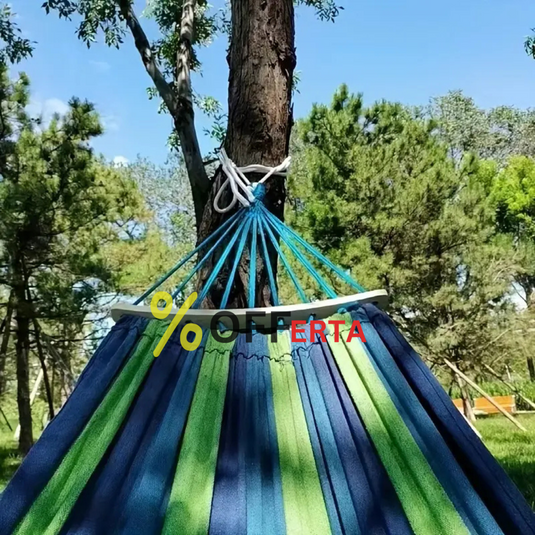 1 + 1 GRATUIT ! Hamac relaxant din bumbac asiatic