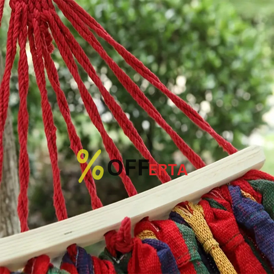 1 + 1 GRATUIT ! Hamac relaxant din bumbac asiatic