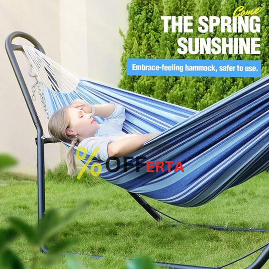 1 + 1 GRATUIT ! Hamac relaxant din bumbac asiatic