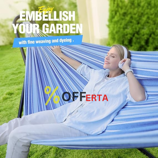 1 + 1 GRATUIT ! Hamac relaxant din bumbac asiatic