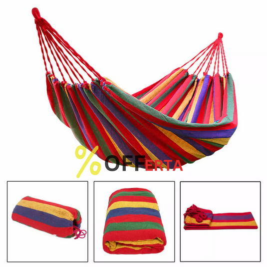 1 + 1 GRATUIT ! Hamac relaxant din bumbac asiatic