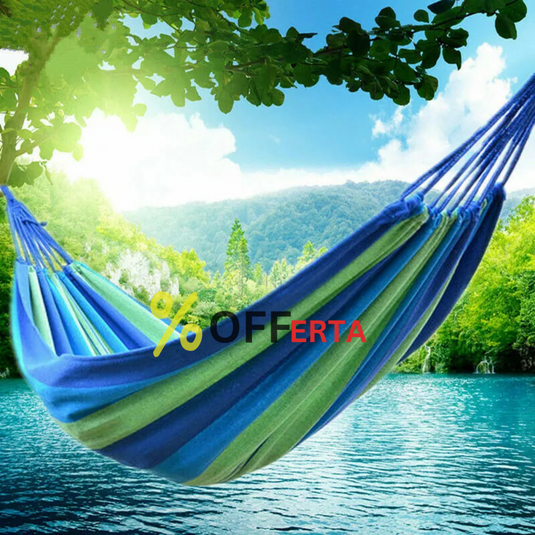 1 + 1 GRATUIT ! Hamac relaxant din bumbac asiatic