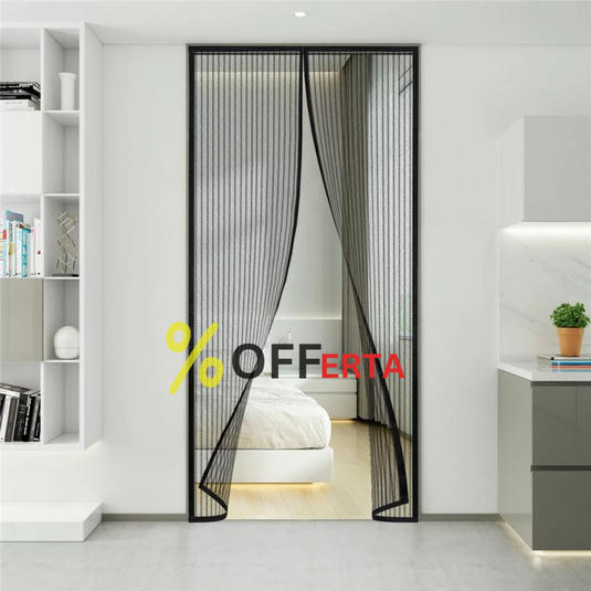 1 + 1 GRATUIT ! Perdea tip plasa cu inchidere magnetica pentru tantari, muste sau alte insecte