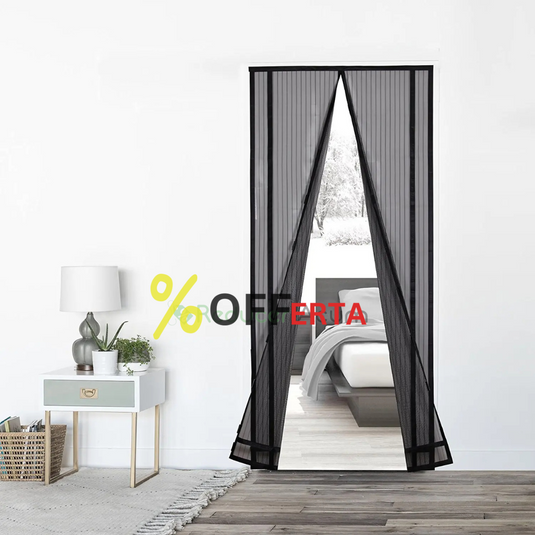 1 + 1 GRATUIT ! Perdea tip plasa cu inchidere magnetica pentru tantari, muste sau alte insecte