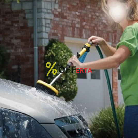 Aparat de spalat cu presiune cu rezervor detergent si perie rotativa