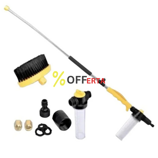 Aparat de spalat cu presiune cu rezervor detergent si perie rotativa