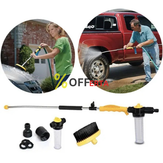 Aparat de spalat cu presiune cu rezervor detergent si perie rotativa