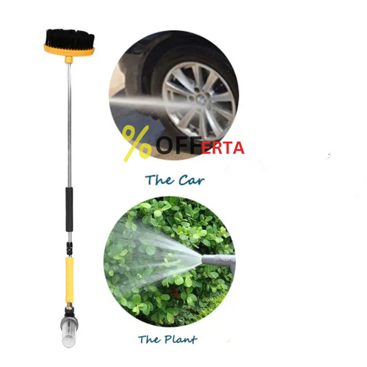 Aparat de spalat cu presiune cu rezervor detergent si perie rotativa