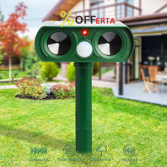 Aparat solar impotriva daunatorilor, cu ultrasunete