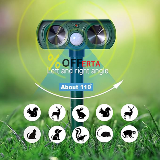 Aparat solar impotriva daunatorilor, cu ultrasunete