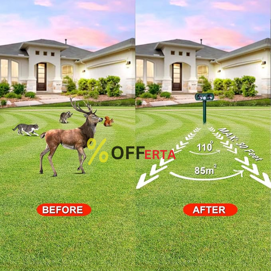 Aparat solar impotriva daunatorilor, cu ultrasunete