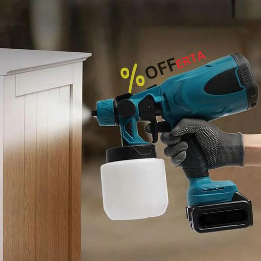 Aparat Profesional De Vopsit Și Zugrăvit LEIHMANN, Electric, Cu Rezervor De Vopsea, 800 ml si 2 Acumulatori, 36V, Portabil