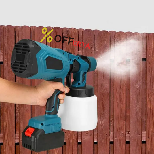 Aparat Profesional De Vopsit Și Zugrăvit LEIHMANN, Electric, Cu Rezervor De Vopsea, 800 ml si 2 Acumulatori, 36V, Portabil