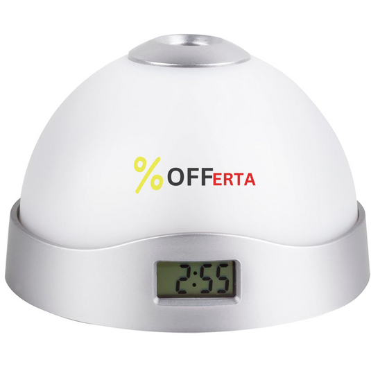 Ceas digital cu proiectie LED, 2 in 1