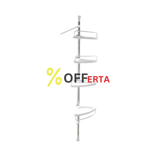 Etajera colt pentru baie