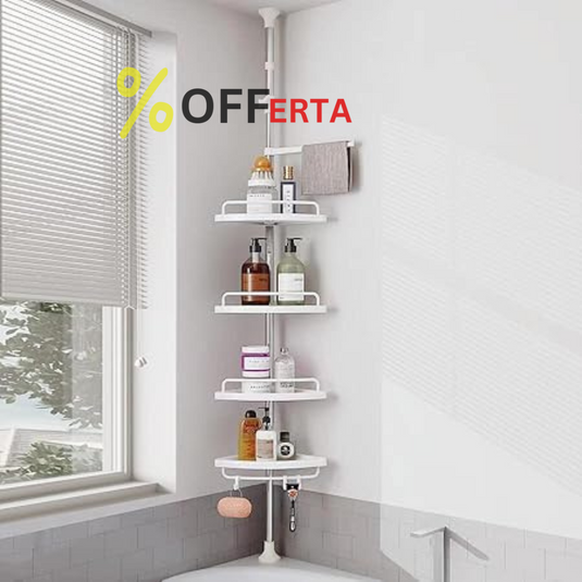 Etajera colt pentru baie