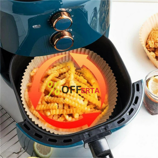 Hartie de copt pentru friteuza si tava, unica folosinta, 100 Buc