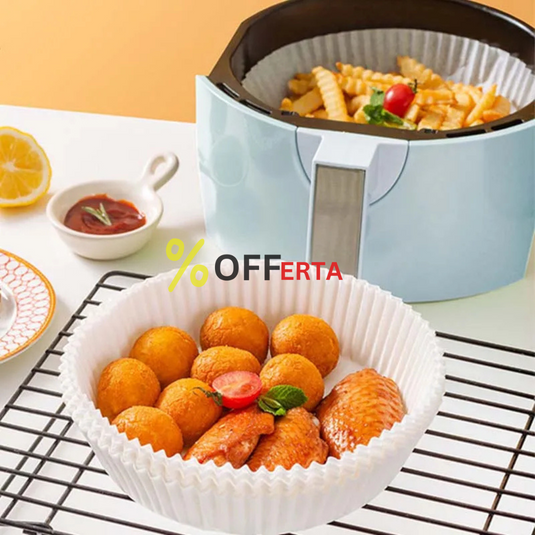 Hartie de copt pentru friteuza si tava, unica folosinta, 100 Buc