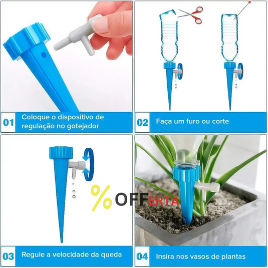 GRATUIT 12 + 12 PlantDrip, Sistem automat pentru udarea plantelor