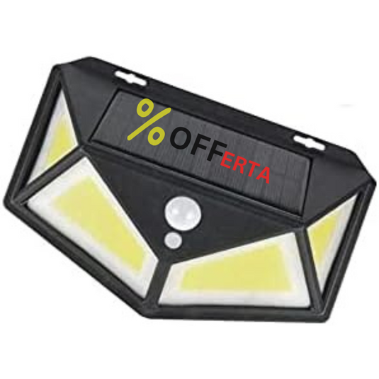 Set 2 x Lampa solara 100 Led cu senzor de miscare