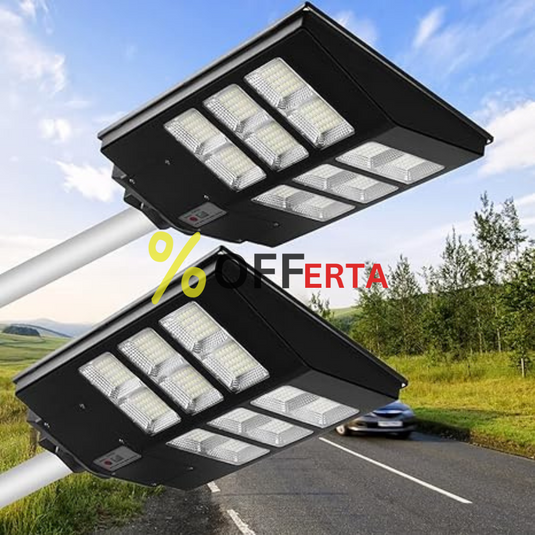 Lampa incarcare solara cu telecomanda 600w
