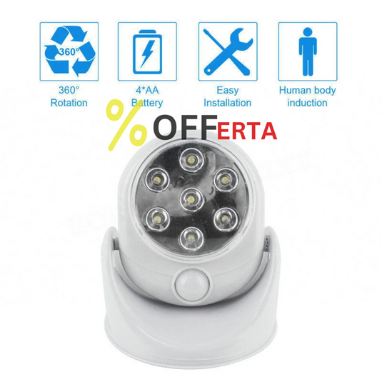 Lampa fara fir cu senzor de miscare 360 de grade
