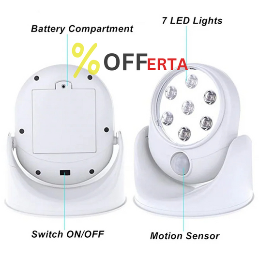 Lampa fara fir cu senzor de miscare 360 de grade
