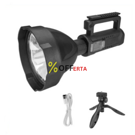 Lanterna de mana 25000 W, trepied, 4 moduri iluminare, Lumina 500 ,M