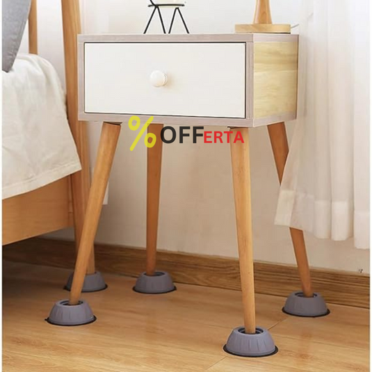 Lichidare de stoc. Set de 4 piese suport anti-zgomot si antiderapante pentru masina de spalat