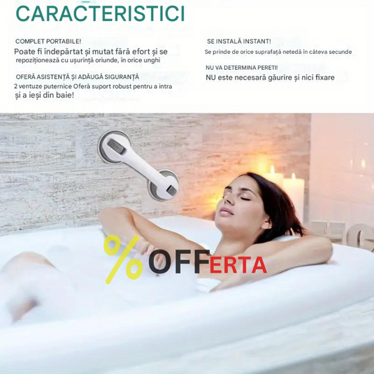 Maner de sprijin pentru baie, sustinere pentru varstnici si copii