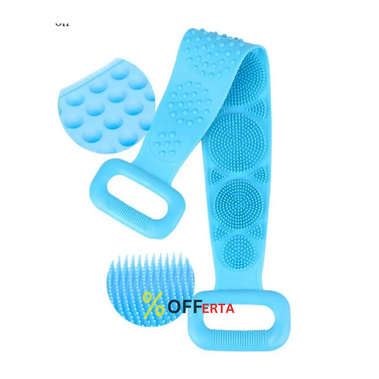 Pachet! Perie de corp pentru dus + Cap de dus cu granule
