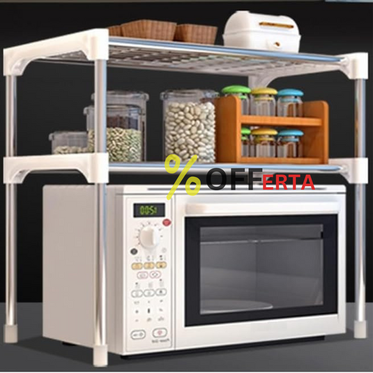 Suport cu 2 rafturi, telescopic si multifunctional