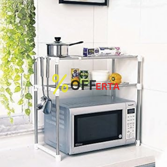 Suport cu 2 rafturi, telescopic si multifunctional